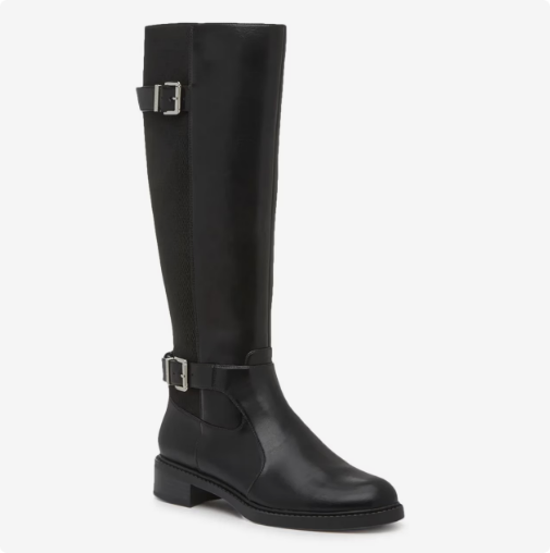 Women's Kelly & Katie Women's Sham Knee High Riding Boot - Black Women's Kelly & Katie Women's Sham Knee High Riding Boot - Black